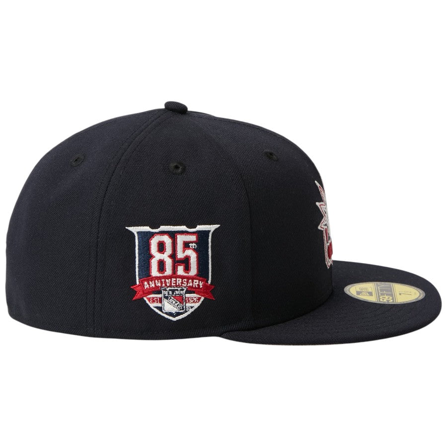ニューエラ キャップ 帽子 NEW ERA CAP 59FIFTY NHL ニューヨーク レンジャーズ ネイビー 15137366 右サイド