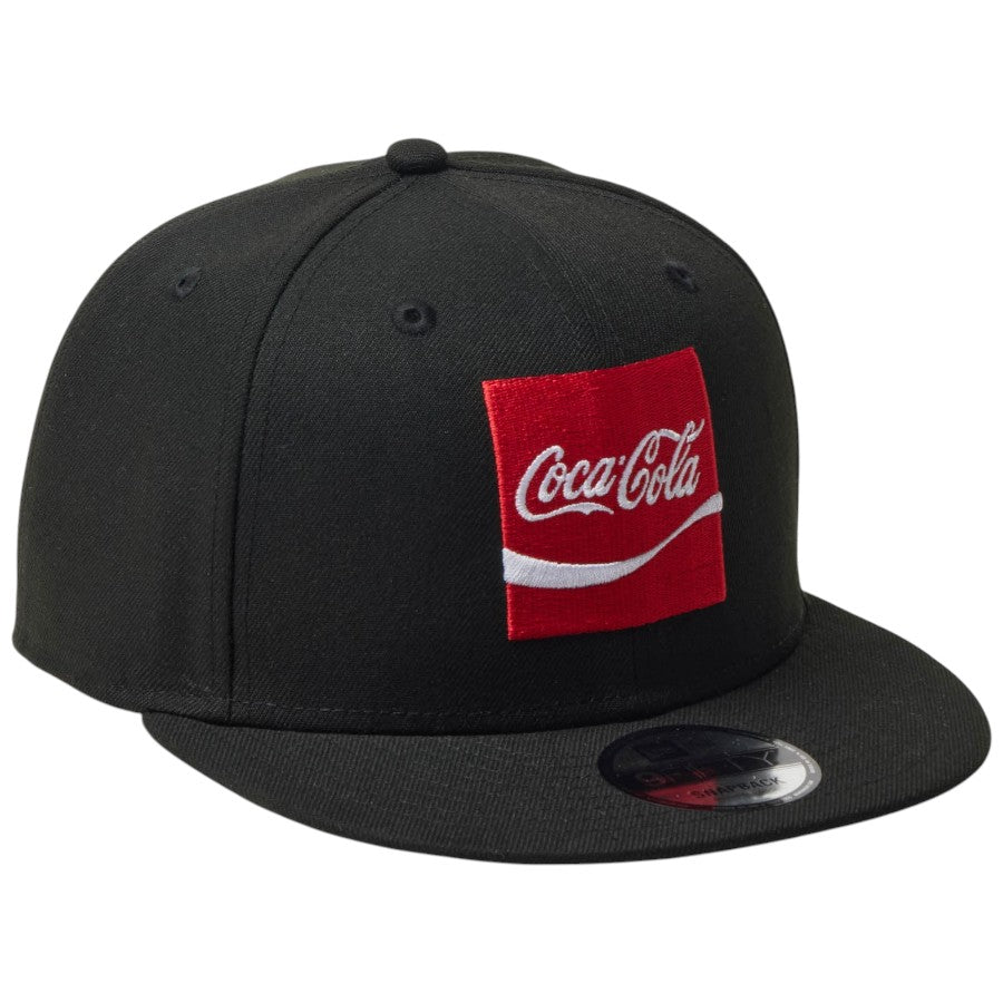 ニューエラ キャップ 帽子 NEW ERA CAP 9FIFTY Coca-Cola コカ･コーラ ブラック 15154802 左斜め前