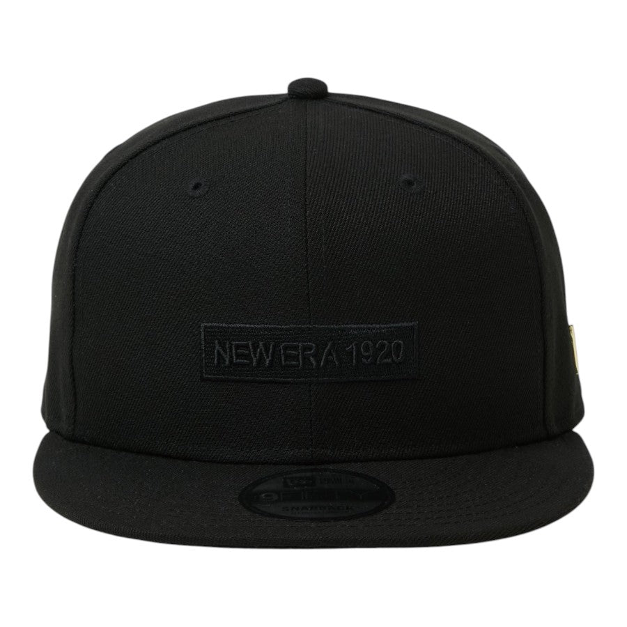 ニューエラ キャップ 帽子 NEW ERA CAP 9FIFTY Metal Flag メタルフラッグ NEW ERA 1920 ブラック/ゴールド 15137010 正面