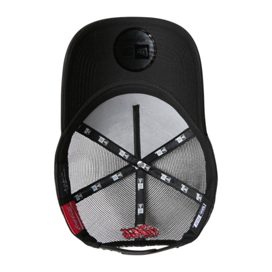ニューエラ キャップ 帽子 NEW ERA CAP 9FORTY A-Frame トラッカー Coca-Cola designed by Kosuke Kawamura コカ･コーラ ブラック 15156434 アンダーバイザー