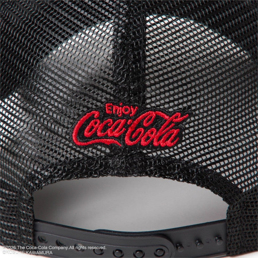 ニューエラ キャップ 帽子 NEW ERA CAP 9FORTY A-Frame トラッカー Coca-Cola designed by Kosuke Kawamura コカ･コーラ ブラック 15156434 背面