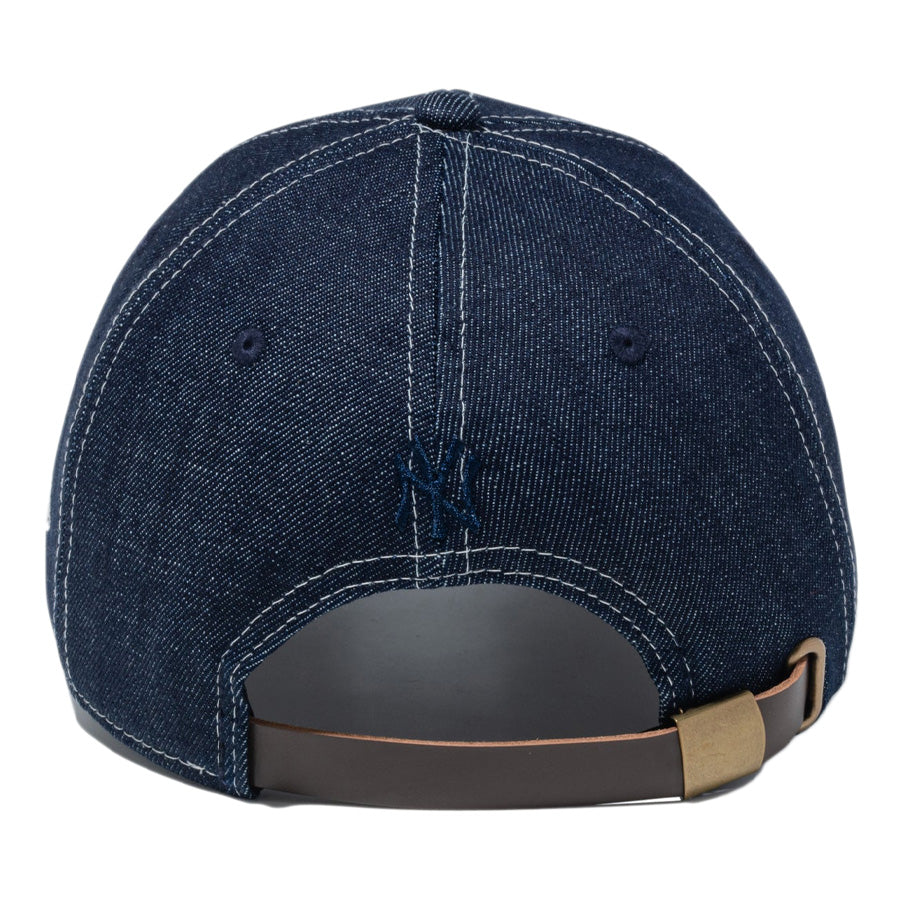 ニューエラ キャップ 帽子 NEW ERA CAP 9FORTY アンストラクチャード Flower フラワー柄 ニューヨーク ヤンキース デニム 15206585 レザーストラップ