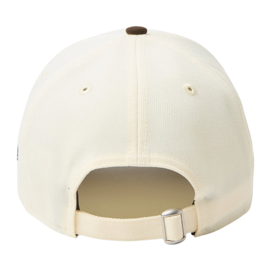 ニューエラ キャップ 帽子 NEW ERA CAP 9FORTY MLB 2-Tone ロサンゼルス ドジャース シティーコネクトロゴ クロームホワイト/ウォルナット 15137075 リアストラップ