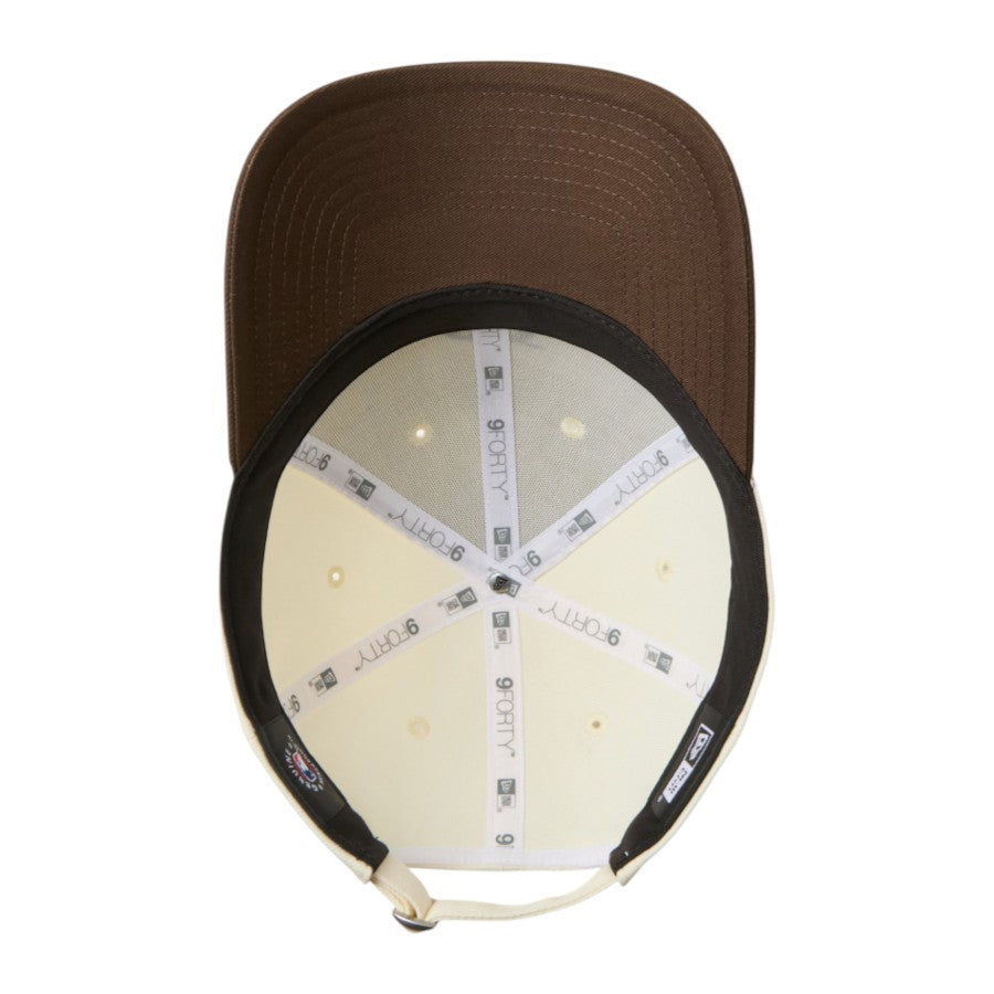 ニューエラ キャップ 帽子 NEW ERA CAP 9FORTY MLB 2-Tone ロサンゼルス ドジャース シティーコネクトロゴ クロームホワイト/ウォルナット 15137075 アンダーバイザー