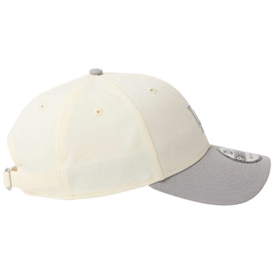 ニューエラ キャップ 帽子 NEW ERA CAP 9FORTY MLB 2-Tone ロサンゼルス ドジャース クロームホワイト/グレー 15137078 右サイド