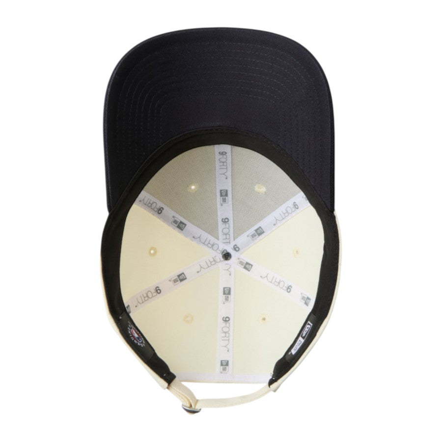 ニューエラ キャップ 帽子 NEW ERA CAP 9FORTY MLB 2-Tone ニューヨーク ヤンキース クロームホワイト ネイビー 15137071 アンダーバイザー