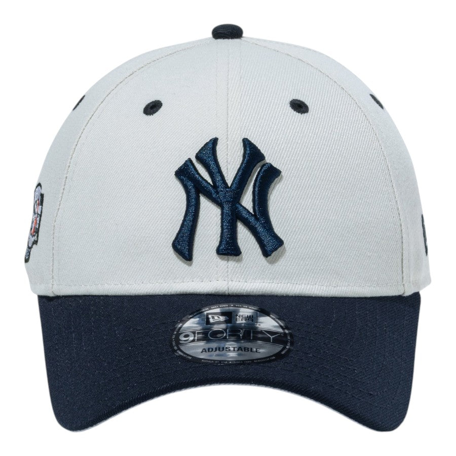 ニューエラ キャップ 帽子 NEW ERA CAP 9FORTY Subway Series サブウェイ シリーズ ニューヨーク ヤンキース サンディーリネン ネイビーバイザー 15217072 正面