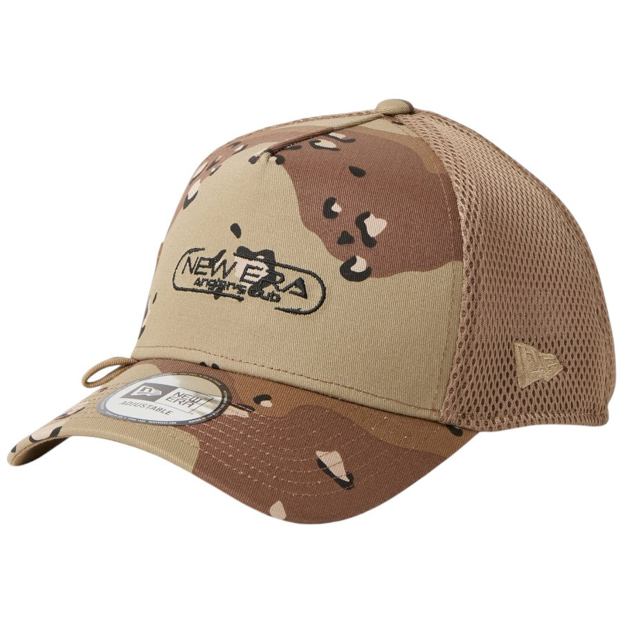 ニューエラ キャップ 帽子 NEW ERA CAP 9FORTY A-Frame トラッカー Angler Club アングラーズクラブ FISHING 釣り デザートカモ 15125118 | アウトドア 右斜め前