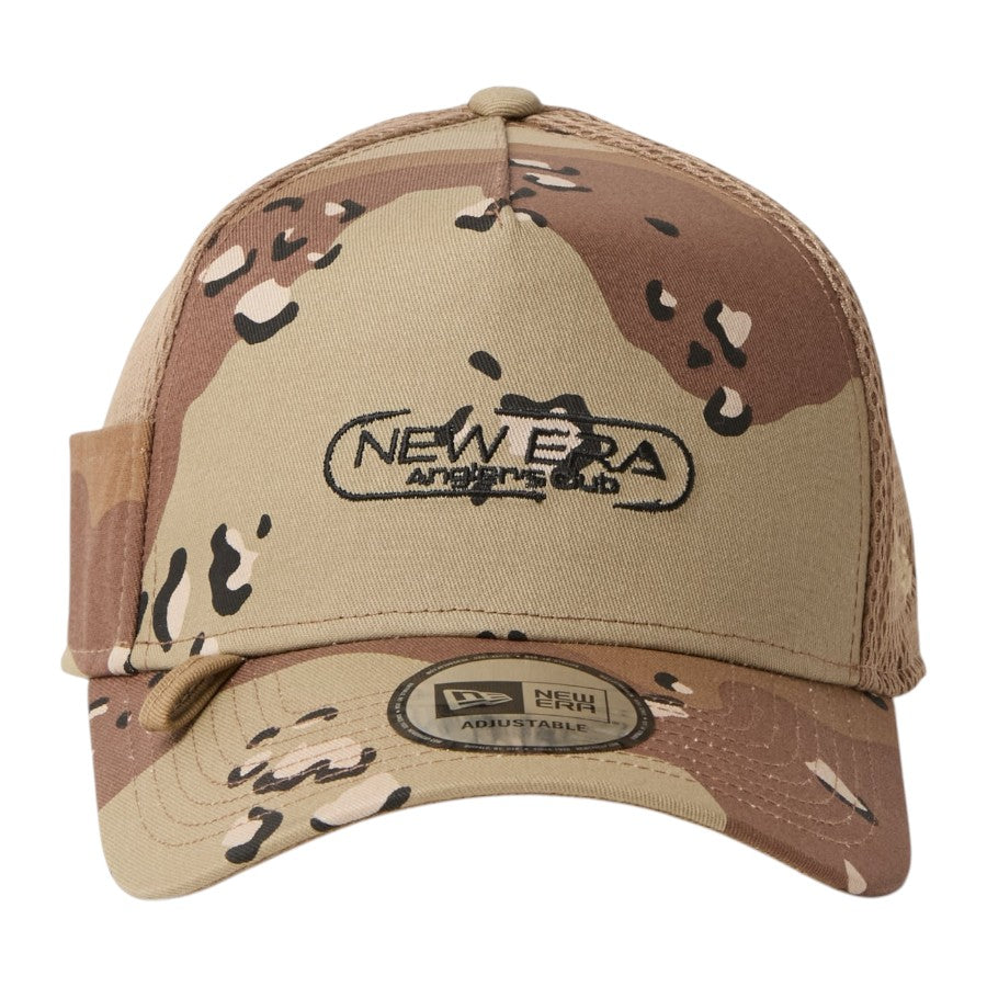 ニューエラ キャップ 帽子 NEW ERA CAP 9FORTY A-Frame トラッカー Angler Club アングラーズクラブ FISHING 釣り デザートカモ 15125118 | アウトドア 正面