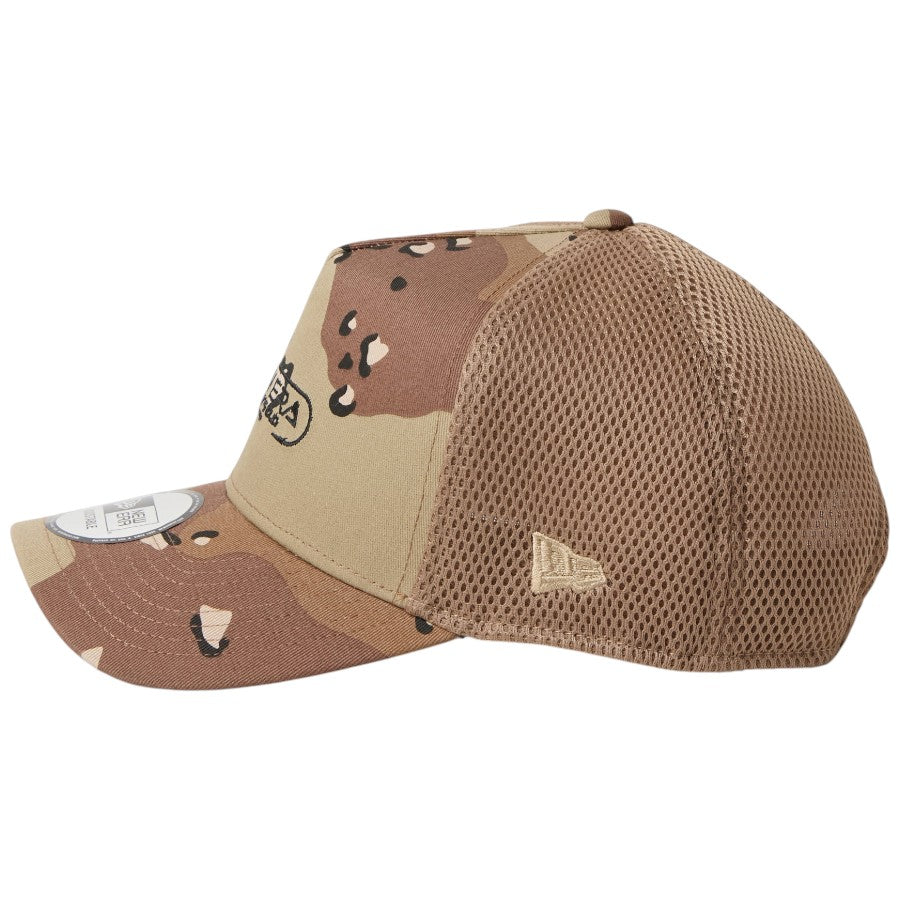 ニューエラ キャップ 帽子 NEW ERA CAP 9FORTY A-Frame トラッカー Angler Club アングラーズクラブ FISHING 釣り デザートカモ 15125118 | アウトドア 左サイド