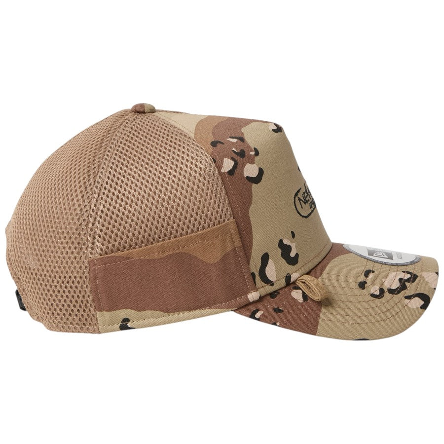 ニューエラ キャップ 帽子 NEW ERA CAP 9FORTY A-Frame トラッカー Angler Club アングラーズクラブ FISHING 釣り デザートカモ 15125118 | アウトドア 右サイド
