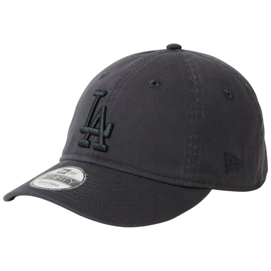 ニューエラ キャップ 帽子 NEW ERA CAP 9THIRTY MLB Tonal Logo トーナルカラー ロサンゼルス ドジャース グラファイト 15137171 右斜め前