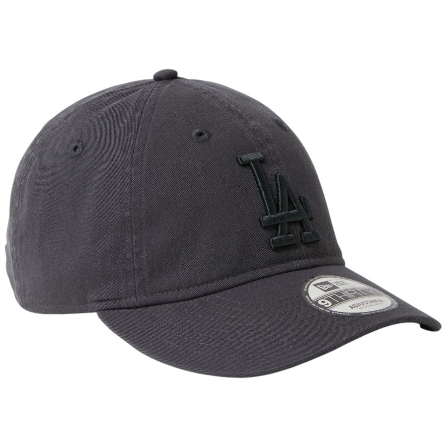 ニューエラ キャップ 帽子 NEW ERA CAP 9THIRTY MLB Tonal Logo トーナルカラー ロサンゼルス ドジャース グラファイト 15137171 左斜め前