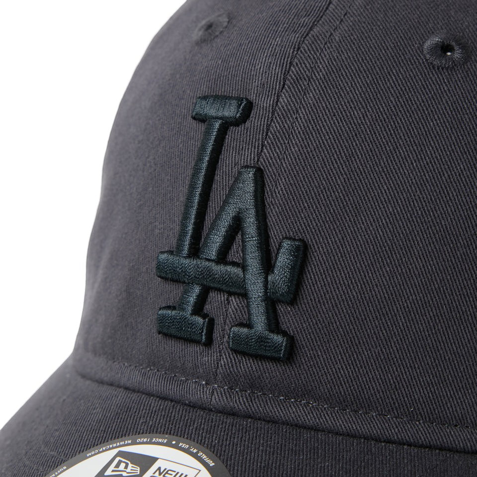 ニューエラ キャップ 帽子 NEW ERA CAP 9THIRTY MLB Tonal Logo トーナルカラー ロサンゼルス ドジャース グラファイト 15137171 フロントロゴ