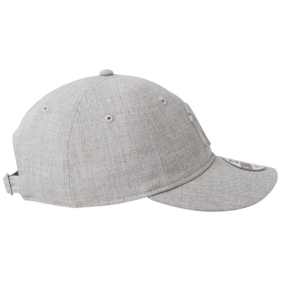 ニューエラ キャップ 帽子 NEW ERA CAP 9THIRTY MLB Tonal Logo トーナルカラー ニューヨーク ヤンキース ヘザーグレー 15137168 右サイド