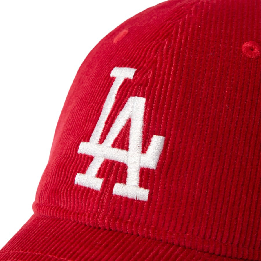 ニューエラ キャップ 帽子 NEW ERA CAP 9TWENTY Corduroy コーデュロイ ロサンゼルス ドジャース スカーレット 15137270 フロントロゴ