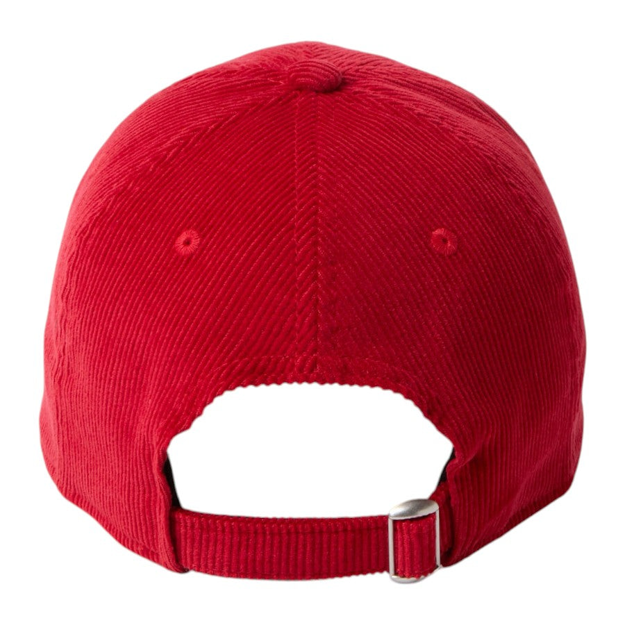 ニューエラ キャップ 帽子 NEW ERA CAP 9TWENTY Corduroy コーデュロイ ロサンゼルス ドジャース スカーレット 15137270 ストラップ
