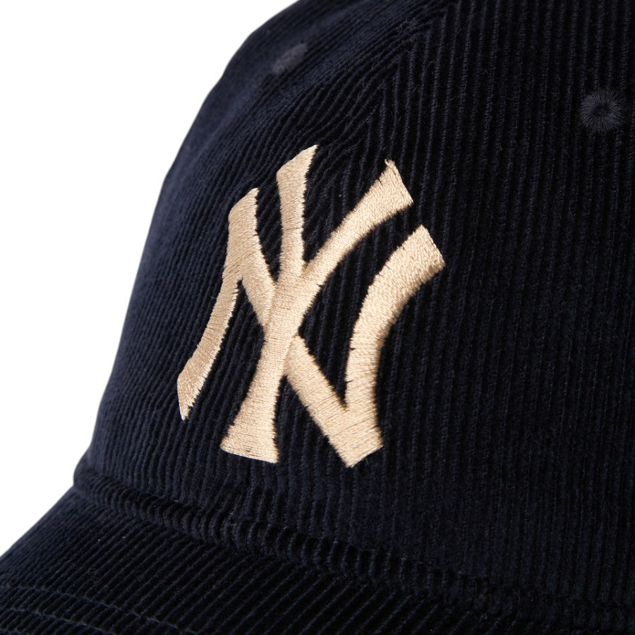 ニューエラ キャップ 帽子 NEW ERA CAP 9TWENTY Corduroy コーデュロイ ニューヨーク ヤンキース ネイビー 15137234 フロントロゴ