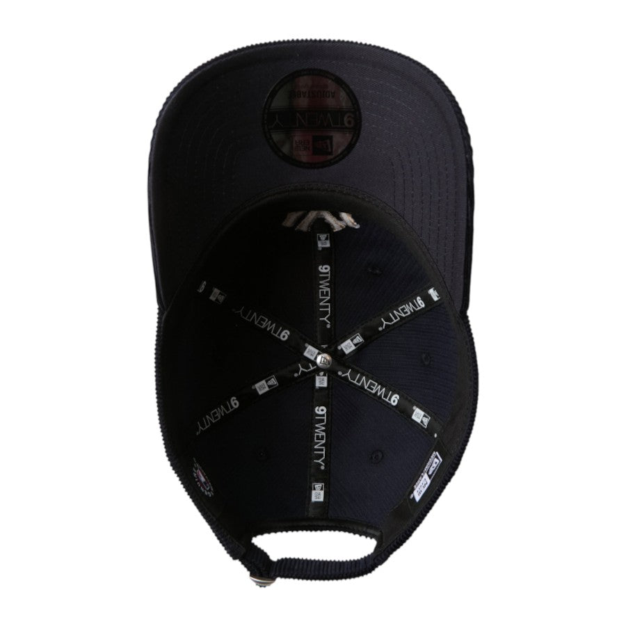 ニューエラ キャップ 帽子 NEW ERA CAP 9TWENTY Corduroy コーデュロイ ニューヨーク ヤンキース ネイビー 15137234 アンダーバイザー