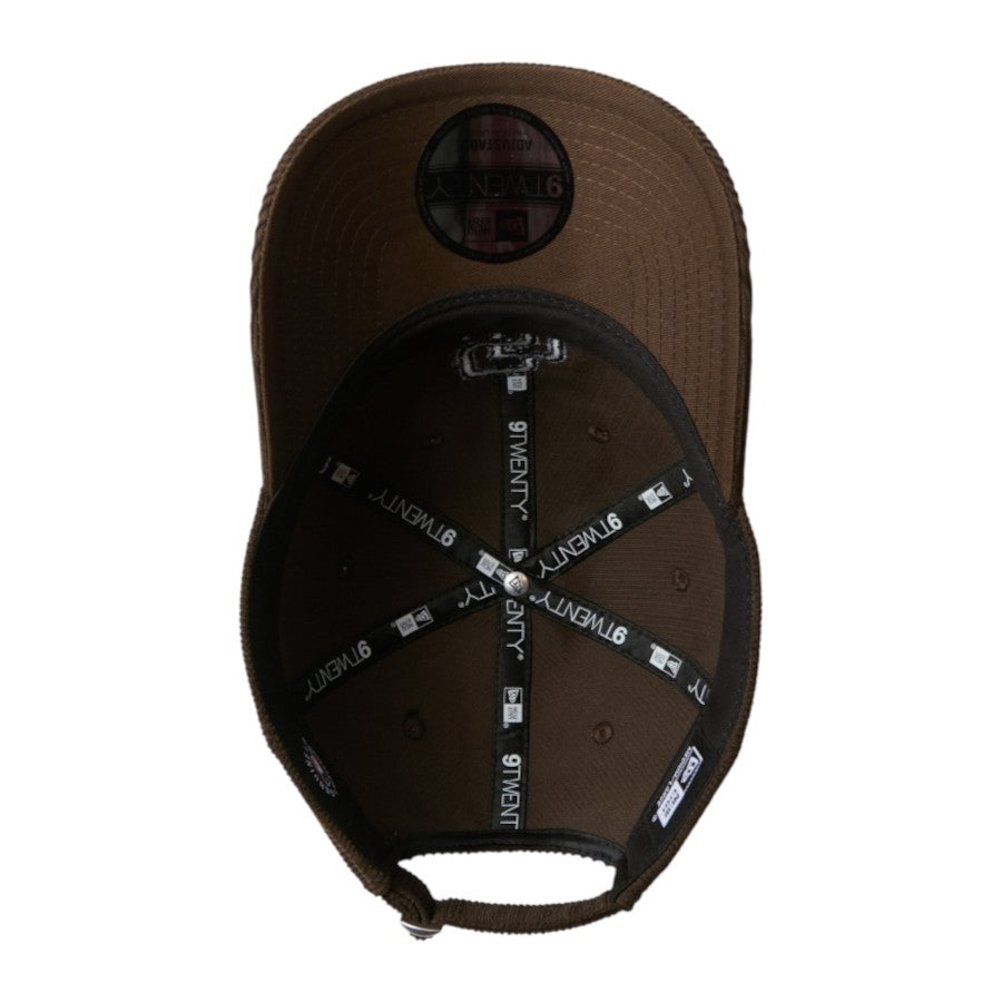 ニューエラ キャップ 帽子 NEW ERA CAP 9TWENTY Corduroy コーデュロイ サンディエゴ パドレス ウォルナット 15137219 アンダーバイザー