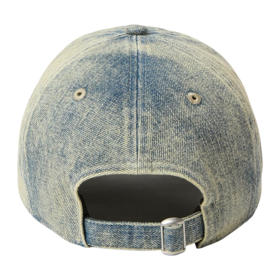 ニューエラ キャップ 帽子 NEW ERA CAP 9TWENTY Over Dye Denim オーバーダイ デニム ロサンゼルス ドジャース ネイビー 15137272 ストラップ