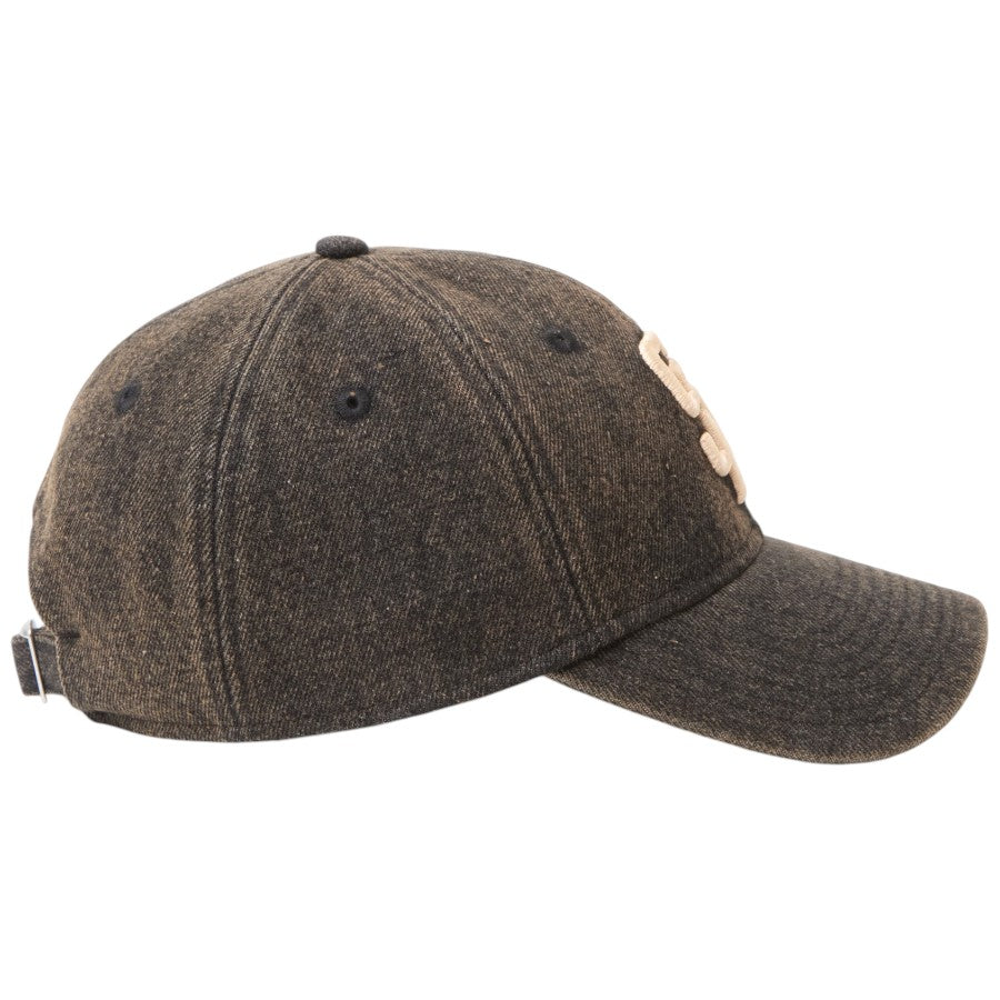 ニューエラ キャップ 帽子 NEW ERA CAP 9TWENTY Over Dye Denim オーバーダイ デニム サンディエゴ パドレス ブラウン 15137220 右サイド