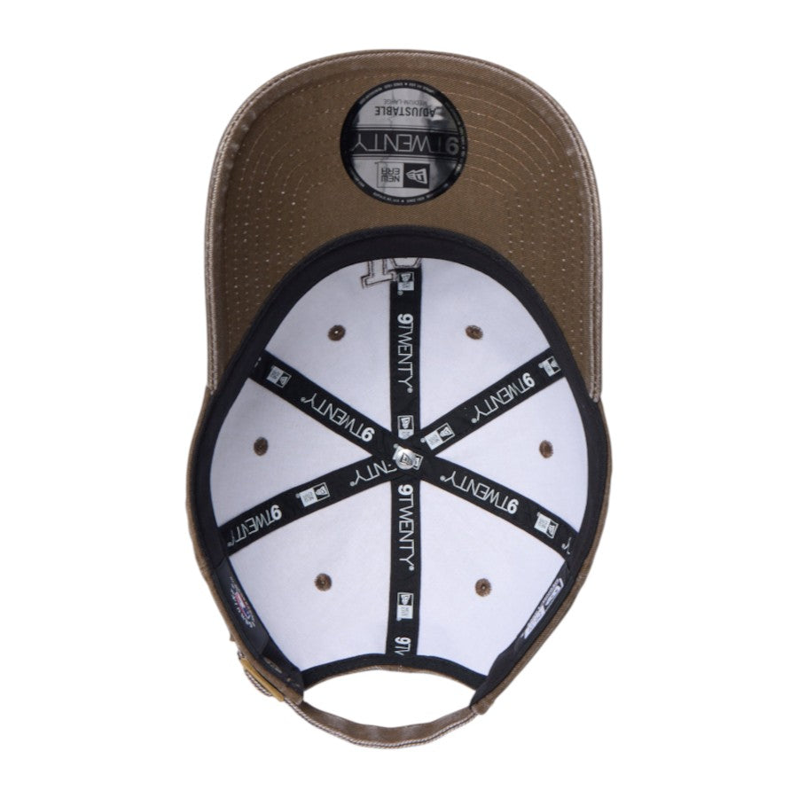 ニューエラ キャップ 帽子 NEW ERA CAP 9TWENTY Rhinestone ラインストーン ロサンゼルス ドジャース ブラウン 15137190 アンダーバイザー