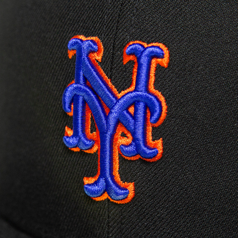 ニューエラ キャップ 帽子 NEW ERA CAP CUSTOM カスタム KINGS 別注 59FIFTY ニューヨーク メッツ ブラック グレーアンダーバイザー 71038657 フロントロゴ
