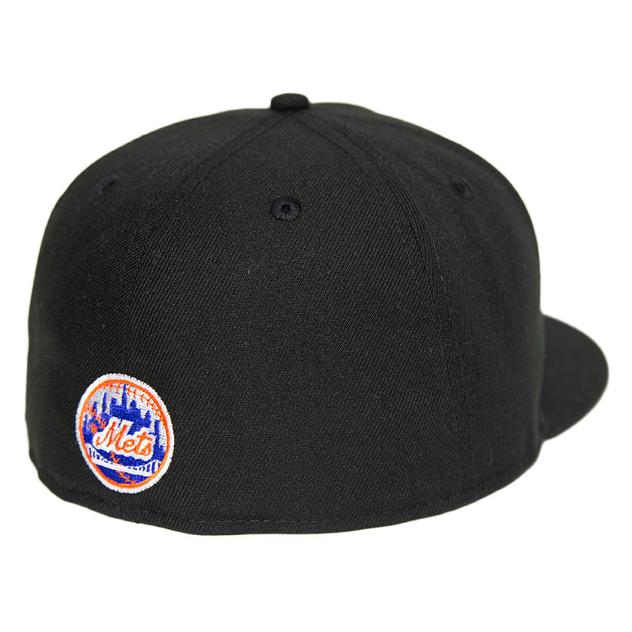 ニューエラ キャップ 帽子 NEW ERA CAP CUSTOM カスタム KINGS 別注 59FIFTY ニューヨーク メッツ ブラック グレーアンダーバイザー 71038657 リア