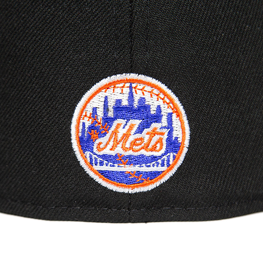 ニューエラ キャップ 帽子 NEW ERA CAP CUSTOM カスタム KINGS 別注 59FIFTY ニューヨーク メッツ ブラック グレーアンダーバイザー 71038657 リアロゴ