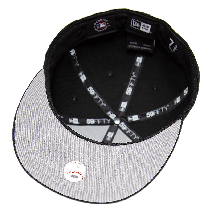 ニューエラ キャップ 帽子 NEW ERA CAP CUSTOM カスタム KINGS 別注 59FIFTY ニューヨーク メッツ ブラック グレーアンダーバイザー 71038657 グレーアンダーバイザー