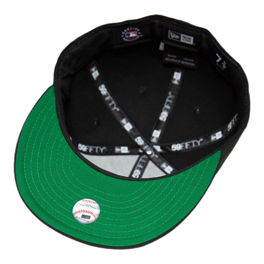 ニューエラ キャップ 帽子 NEW ERA CAP CUSTOM カスタム KINGS 別注 59FIFTY サンフランシスコ ジャイアンツ ブラック ケリーアンダーバイザー 71038059 つば裏グリーン