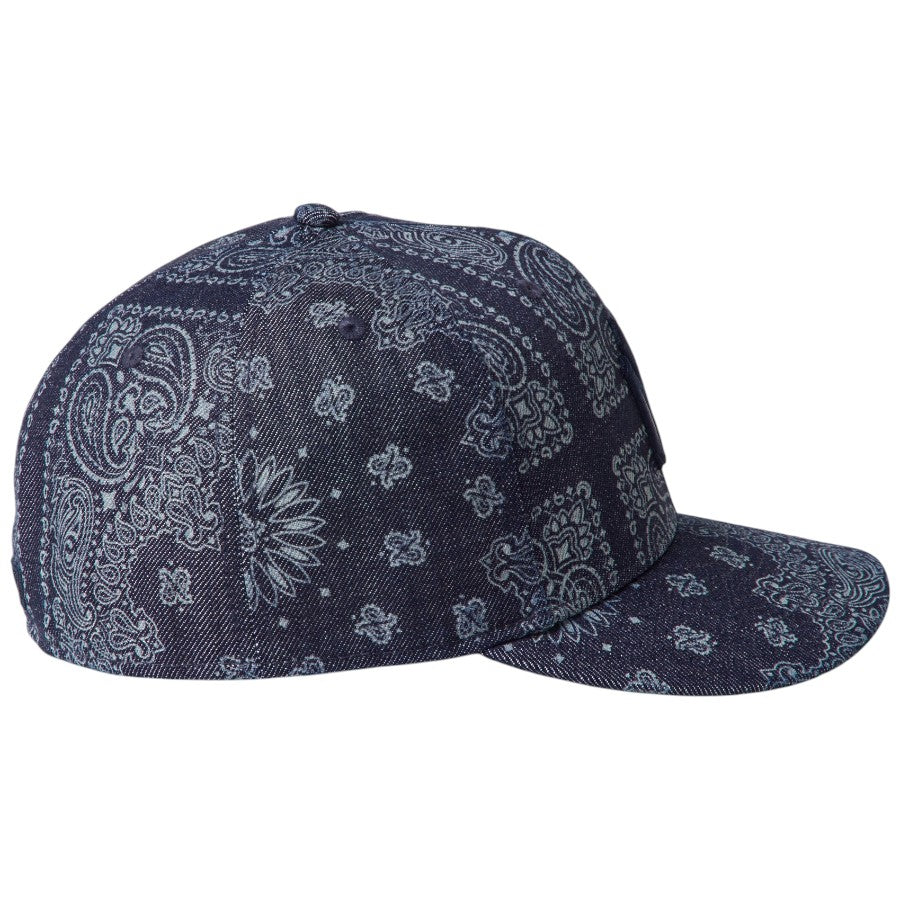 ニューエラ キャップ 帽子 NEW ERA CAP PC 59FIFTY Laser Burn Out Denim デニム バンダナ柄 ニューヨーク ヤンキース デニム 15136904 右サイド