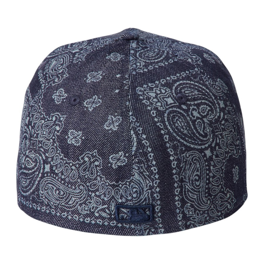ニューエラ キャップ 帽子 NEW ERA CAP PC 59FIFTY Laser Burn Out Denim デニム バンダナ柄 ニューヨーク ヤンキース デニム 15136904 背面