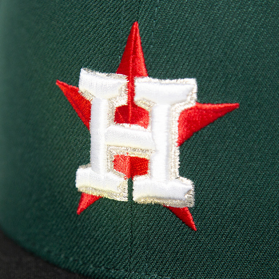 ニューエラ キャップ カスタム 帽子 NEW ERA CAP BEER ビール KINGS 別注 ヒューストン アストロズ ダークグリーン ブラック グレーアンダーバイザー 71034670 フロントロゴ