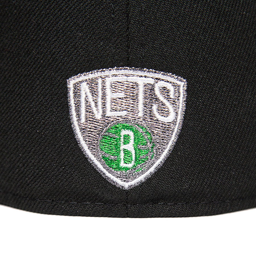 ニューエラ キャップ カスタム 帽子 NEW ERA CAP BEER ビール KINGS 別注 59FIFTY NBA ブルックリン ネッツ ブラック/グリーン ケリーグリーンアンダーバイザー 71034677 背面