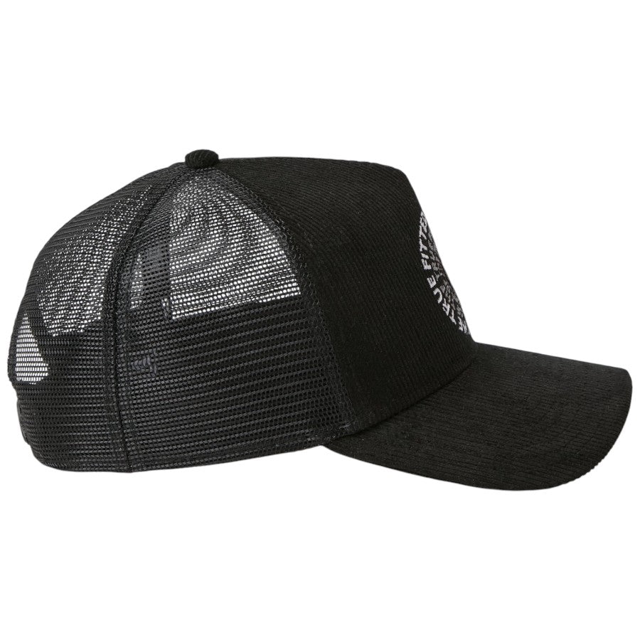 ニューエラ キャップ 帽子 NEW ERA CAP 9FORTY A-Frame トラッカー Corduroy コーデュロイ OOTTF ブラック 15137091 右サイド