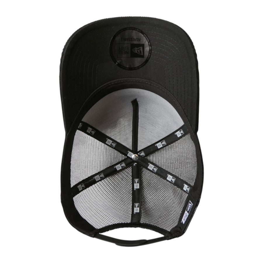 ニューエラ キャップ 帽子 NEW ERA CAP 9FORTY A-Frame トラッカー Corduroy コーデュロイ OOTTF ブラック 15137091 アンダーバイザー
