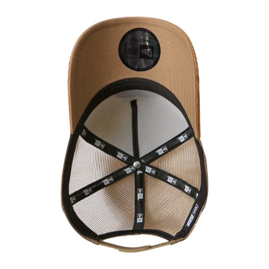 ニューエラ キャップ 帽子 NEW ERA CAP 9FORTY A-Frame トラッカー Corduroy コーデュロイ OOTTF ウィート/クローム 15137088 アンダーバイザー