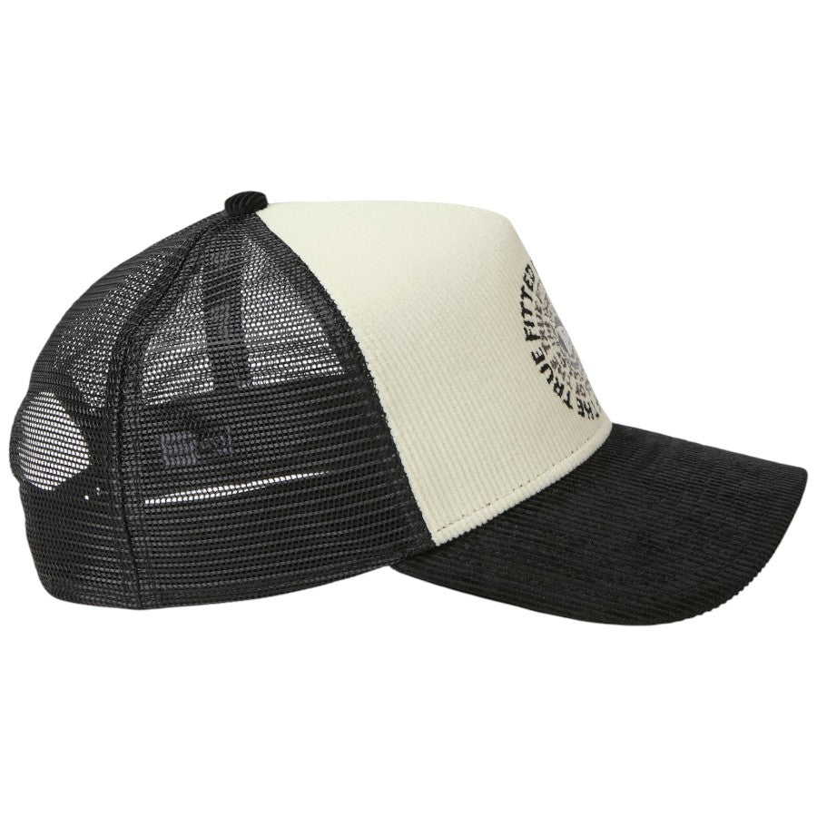 ニューエラ キャップ 帽子 NEW ERA CAP 9FORTY A-Frame トラッカー Corduroy コーデュロイ OOTTF ブラック/クローム 15137090 右サイド
