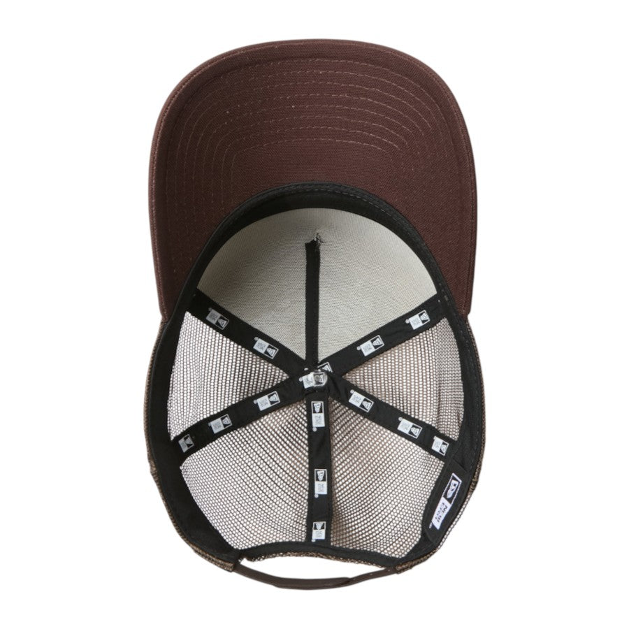 ニューエラ キャップ 帽子 NEW ERA CAP 9FORTY A-Frame トラッカー Cork Patch コルクパッチ モス/バーントウッド 15125115 | アウトドア アンダーバイザー