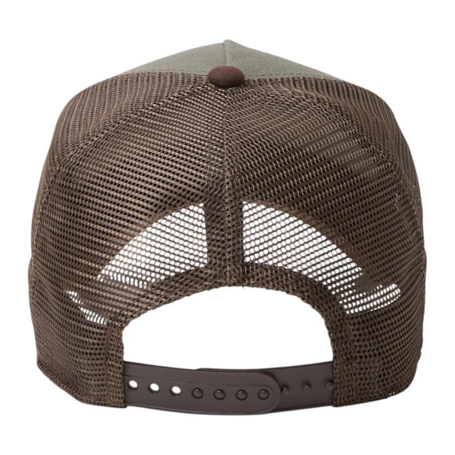 ニューエラ キャップ 帽子 NEW ERA CAP 9FORTY A-Frame トラッカー Cork Patch コルクパッチ モス/バーントウッド 15125115 | アウトドア 背面