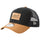 ニューエラ キャップ 帽子 NEW ERA CAP 9FORTY A-Frame トラッカー Cork Patch コルクパッチ ブラック/ライトブロンズ 15125117 | アウトドア 右斜め前