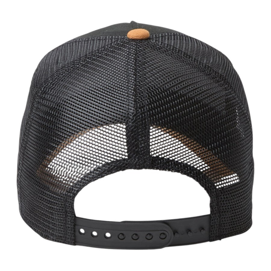 ニューエラ キャップ 帽子 NEW ERA CAP 9FORTY A-Frame トラッカー Cork Patch コルクパッチ ブラック/ライトブロンズ 15125117 | アウトドア 背面