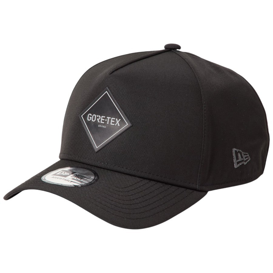 ニューエラ キャップ 帽子 NEW ERA CAP 9FORTY A-Frame GORE-TEX ゴアテックス 2L TPU ブラック 15125121 | アウトドア 右斜め前