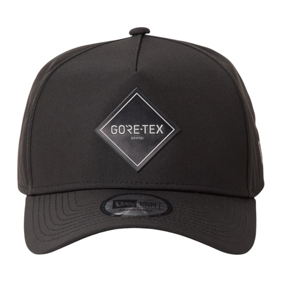ニューエラ キャップ 帽子 NEW ERA CAP 9FORTY A-Frame GORE-TEX ゴアテックス 2L TPU ブラック 15125121 | アウトドア 正面