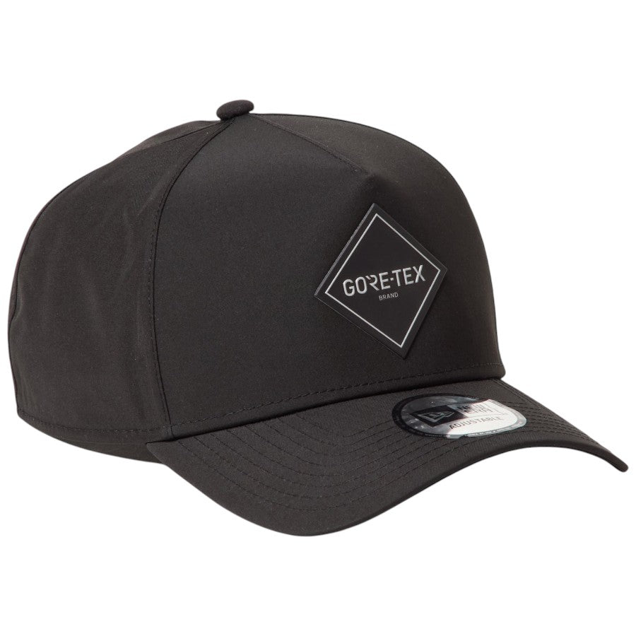 ニューエラ キャップ 帽子 NEW ERA CAP 9FORTY A-Frame GORE-TEX ゴアテックス 2L TPU ブラック 15125121 | アウトドア 左斜め前
