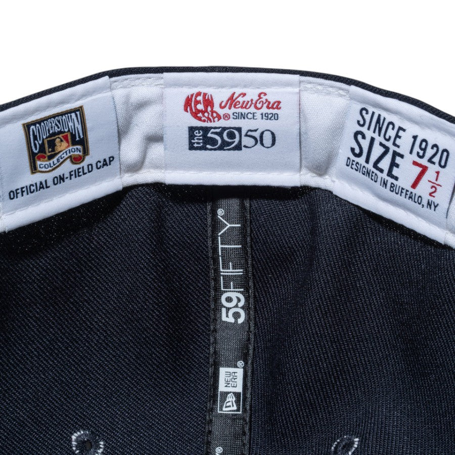 ニューエラ キャップ 帽子 NEW ERA CAP 59FIFTY 2026 MLB Hall of Fame ホール オブ フェーム ニューヨーク ヤンキース ネイビー 15125184 インナーロゴ