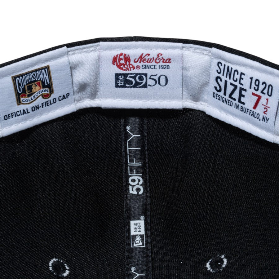 ニューエラ キャップ 帽子 NEW ERA CAP 59FIFTY 2026 MLB Hall of Fame ホール オブ フェーム ニューヨーク メッツ ブラック ブルー 15125185 インナー
