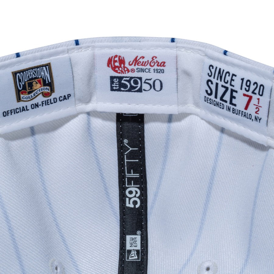 ニューエラ キャップ 帽子 NEW ERA CAP 59FIFTY 2026 MLB Hall of Fame ホール オブ フェーム ブルックリン ドジャース ホワイト ブルー 15125197 インナータグ